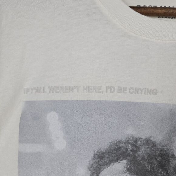 Post Malone Size XL Ivory Short Sleeve T Shirt NWOT - Picture 2 of 5